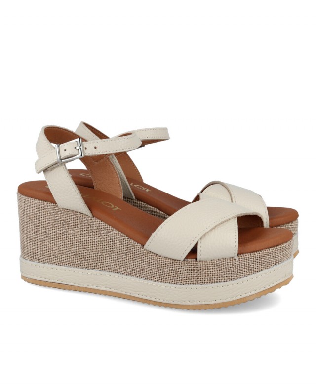 Catchalot 5736 high wedge sandals