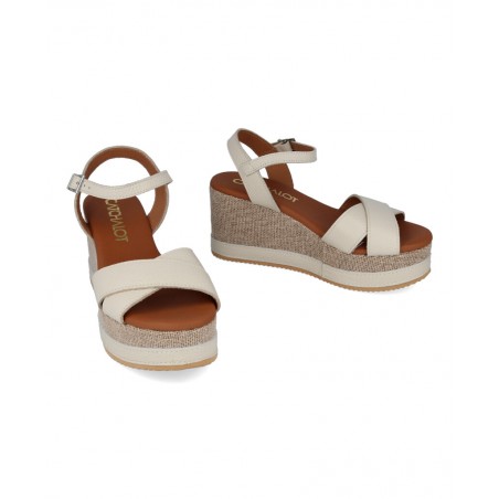 Catchalot 5736 high wedge sandals