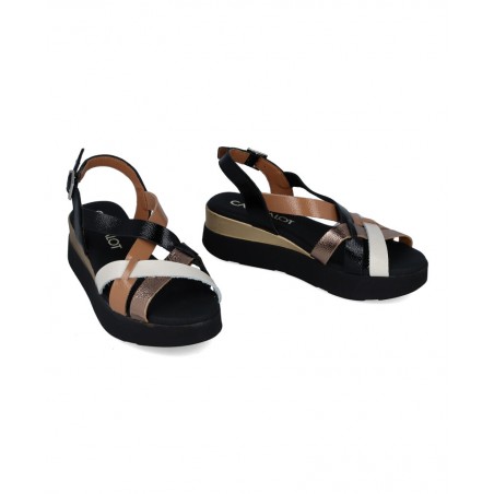 Catchalot 5670 wedge sandals with straps