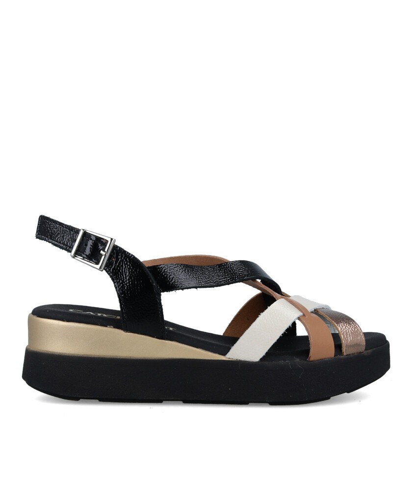 Catchalot 5670 wedge sandals with straps