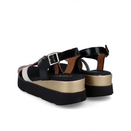 Catchalot 5670 wedge sandals with straps