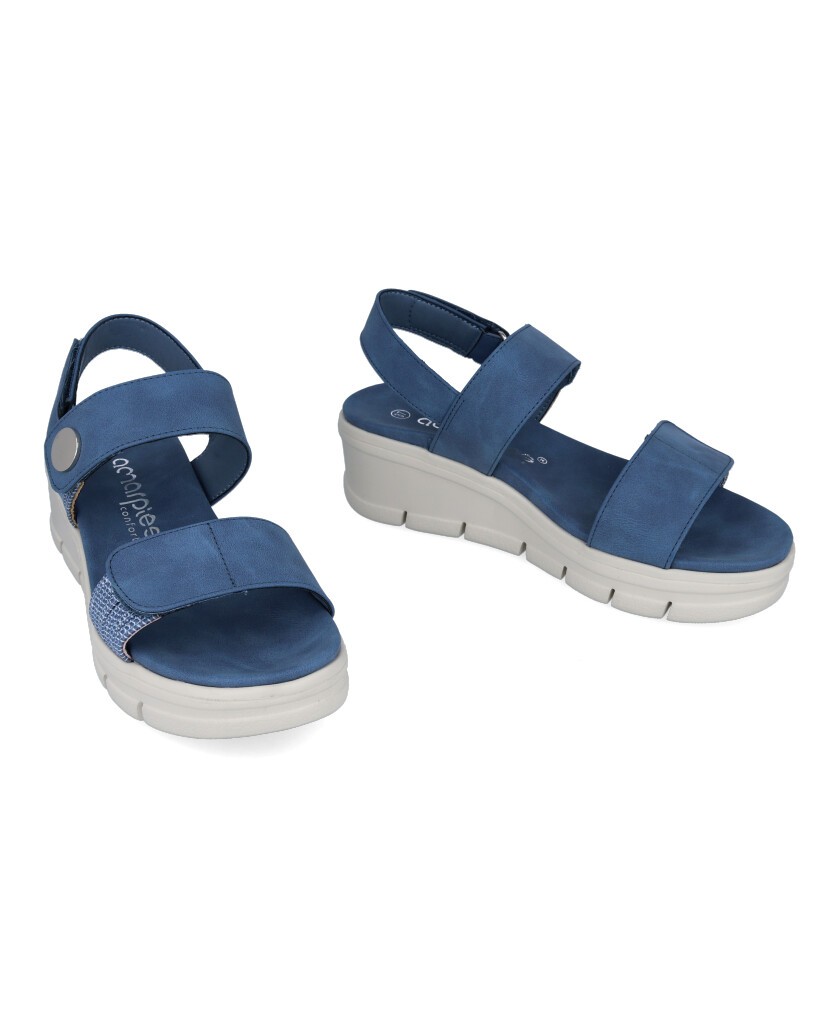 Sandalias de velcro Amarpies ABZ23505