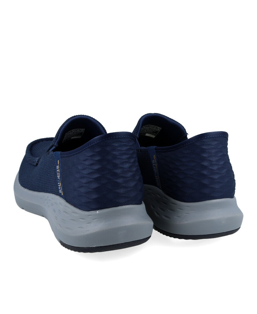 Blue Skechers Rf sports loafers: Parson