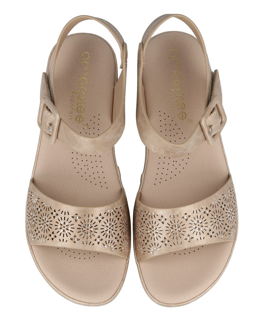Amarpies ABZ26749 die-cut sandals