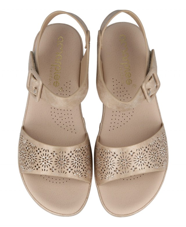 Sandalias troqueladas Amarpies ABZ26749