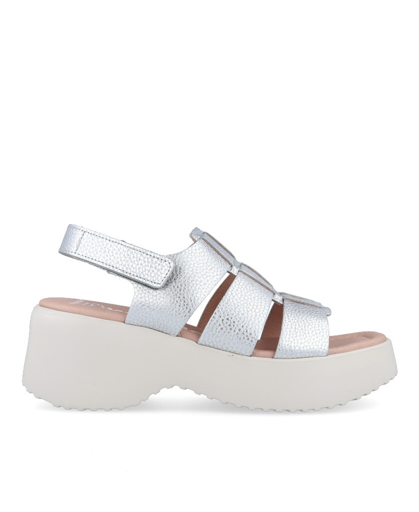 Wonders D9724 metallic sandals