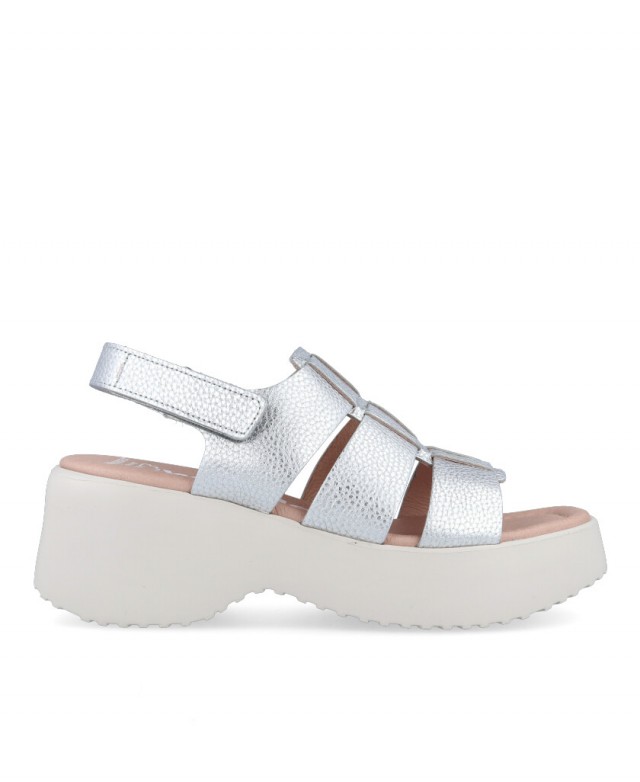 Wonders D9724 metallic sandals