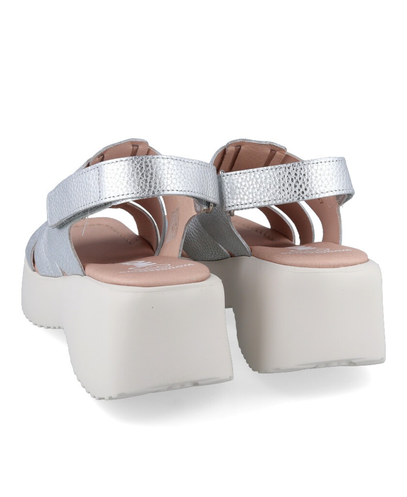 Wonders D9724 metallic sandals