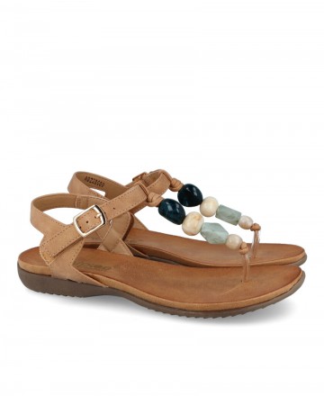 Sandalias con abalorios Amarpies ABZ28689